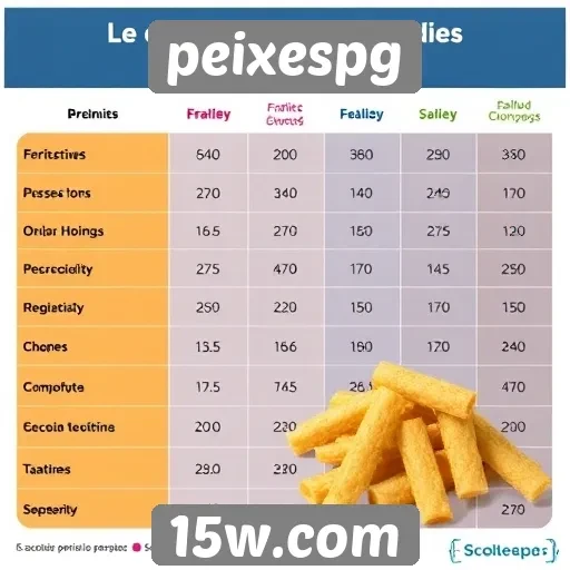 Comparativo de prêmios disponíveis em peixespg
